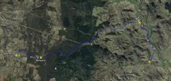 Moore to Blackbutt Rail Trail Map